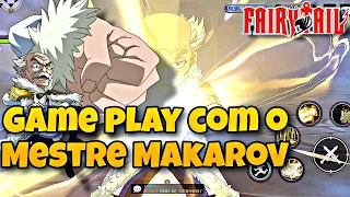 TESTANDO  MAKAROV DREYAR GAME PLAY COMPLETA FAIRY TAIL FIERCE FIGHT!!!