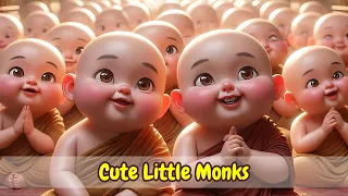 [ai baby] Cute Little Monks | cute baby | cute baby videos | little monk | little monk so cute