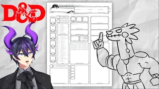 "A Crap Guide to D&D [5th Edition] - Character Sheet" | Kip Reacts to JoCat