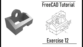 FreeCAD Tutorial | Exercise 12: How to Create 3D Detail from 2D Draft
