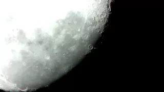 The Moon - by WaveShare Raspberry Pi Camera module + Nikon 300mm tele lens