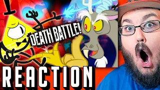 Bill Cipher VS Discord (Gravity Falls VS My Little Pony) | DEATH BATTLE! REACTION!!!