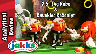 2.5" Egg Robo & Knuckles ReSculpt, Jakks Figures Review