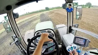 Cab View | Fendt 936 + AIO Pflüger 4 m | Soil Cultivation