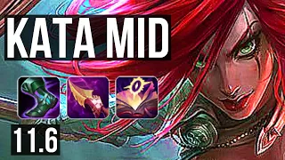 KATARINA vs MALZAHAR (MID) | 14/1/9, 2.6M mastery, 500+ games, Godlike | EUW Master | v11.6