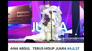 Aina Abdul  #AJL37 live Feb 12.2023  #victoryspeech #arranger #TerusHidup