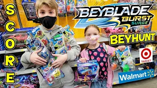 Beyhunting Vlog at Target and Walmart - In Car Unboxing - Fun Facts - Beyblade Burst Score