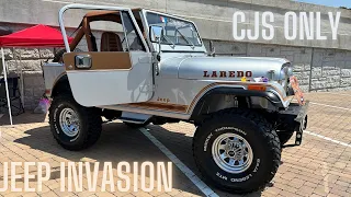 Jeep CJs Only at Jeep Invasion 2023