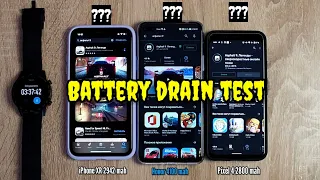 Тест автономности Pixel 4 vs Honor V30 Pro vs iPhone XR. Battery drain test.