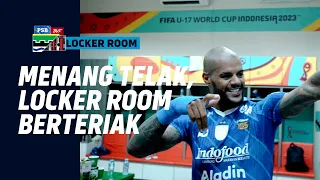 DAVID DA SILVA MENARI DI RUANG GANTI 🕺 | Locker Room vs Bali United