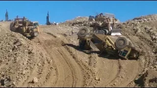 Heavy Equipment Action w/ Mountain Blasting