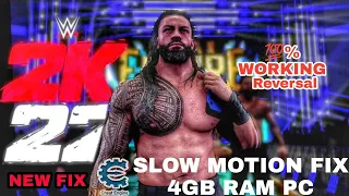 WWE 2K22 Slow Motion Fix | WWE 2K22 Lag Fix Low End PC PART 2