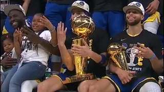 Stephen Curry wins Finals MVP | Warriors Celebrate Winning NBA Championship