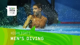 Men's 3m Springboard Diving - Highlights | Nanjing 2014 Youth Olympic Games