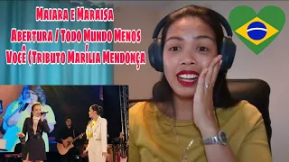 Maiara e Maraisa - Abertura /Todo Mundo Menos Você (Tributo Marília Mendonça -Show Lorena | REACTION