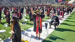 See video of Fresno State's first in-person graduation since the beginning of the pandemic