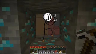 Henry Stickmin distraction dance, but it's in Minecraft.