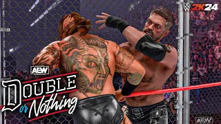 Adam Copeland vs Malakai Black | Barbed Wire Steel Cage Match | Double or Nothing '24