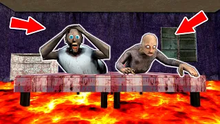 Granny, Grandpa vs *Floor is lava* - funny horror animation parody (the funniest episodes)