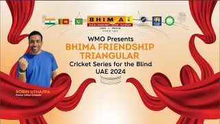 Finals - India vs Pakistan Bhima Friendship Triangular Cricket Series for the Blind UAE - 2024