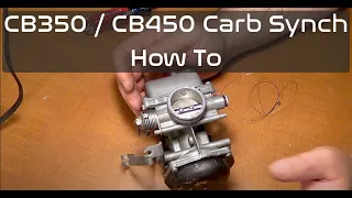 How To Synchronize Carburetors On The Honda CB350 & CB450