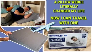 Self Inflating Travel Wedge Pillow ~ Wedge Pillows Cured My Sleep Apnea