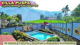 VILLA PUSPA | CUMA 1.5 JT BISA BAWA ROMBONGAN KE PUNCAK BOGOR | VILLA MURAH PUNCAK