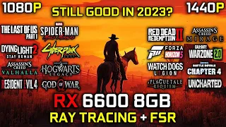 RX 6600 8GB in 2023 | Test in 20+ Games | Ray Tracing & FSR Test | 1080p - 1440p | Detailed Test 🔥