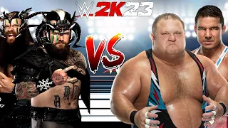 WWE 2K23 THE VIKING RAIDERS VS. ALPHA ACADEMY ELIMINATION TAG TEAM MATCH!
