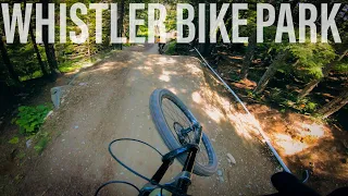 14 Yr Old Sending Big Features at Whistler Bike Park! // Dirt Merchant // Dwayne Johnson // A Line