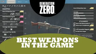 Generation Zero | Best weapons in the game to fight against multiple enemies.