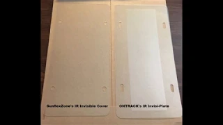 SunflexZone's IR Invisible Cover vs ONTRACK's IR Invisi-Plate, Head to Head Comparison