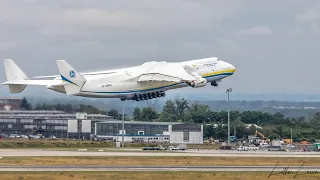 An-225 Mriya. The first part of the African trip. Leipzig-Accra. Beautiful views from the cockpit.