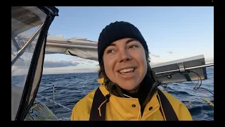 Leaving New Zealand in My 27' Boat in 40 Knots and 15' Seas WHS 123