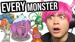 Reacting to every MY SINGING MONSTER in Amber Island - All Sounds (MVPerry reacts)