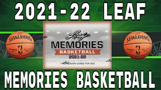 🏀 2021-22 Leaf Memories Basketball Box x2 🏀