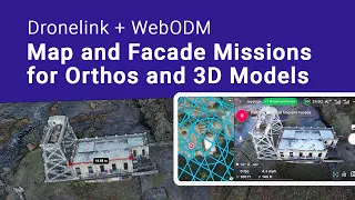 Fly a Mapping and Facade Mission to Create Orthos and 3D Models with WebODM Lightning