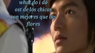 what do i do - jisun ost Boys Before Flowers