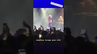 BHAD BHABIE RAPS BABY FACE SAVAGE LIVE