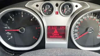 Ford Focus Engine Malfunction Message Reset