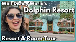 Dolphin Resort | Full Resort & Room Tour 2022 (Benefits Explained) | Walt Disney World Deluxe Resort