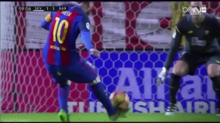 Messi Incredible Close Control Dribbling Vs Sevilla