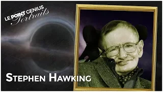 Portrait  - Stephen Hawking "Captain Trou Noir" 🔭✴️ - Le Point Genius