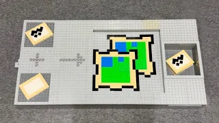 Working Lego Minecraft Cartography Table!