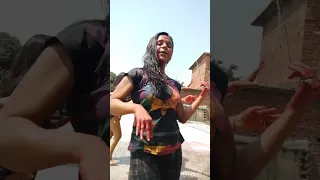 रंग बरसे भीगे चुनर वाली 🙄🙄|enjoy with siso#sister #dance #enjoy #viral #shorts