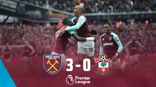 HIGHLIGHTS: WEST HAM UNITED 3-0 SOUTHAMPTON ⚒