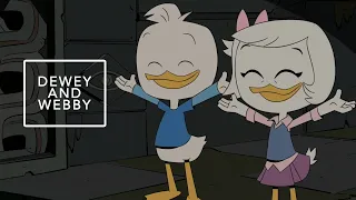 dewey and webby sharing a braincell | [ducktales]
