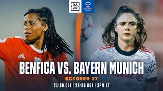 SL Benfica X Bayern Munich | Dia De Jogo Da UEFA Women’s Champions League 2 Jogo Na Íntegra