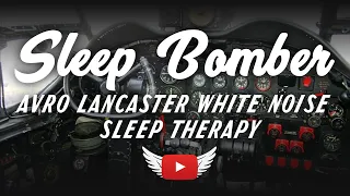 Merlin Engine Propeller Sound ASMR | Avro Lancaster Airplane White Noise for Sleeping / BLACK SCREEN