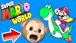 СУПЕР МАРИО УБЕГАЕТ от ЧУДИЩА Приключения мульт героя Super Mario World детский летсплей от SPTV